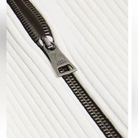 TED BAKER Oliyia Short Sleeve A Line Faux black Leather Mini Dress US Size 8 - Picture 8 of 12